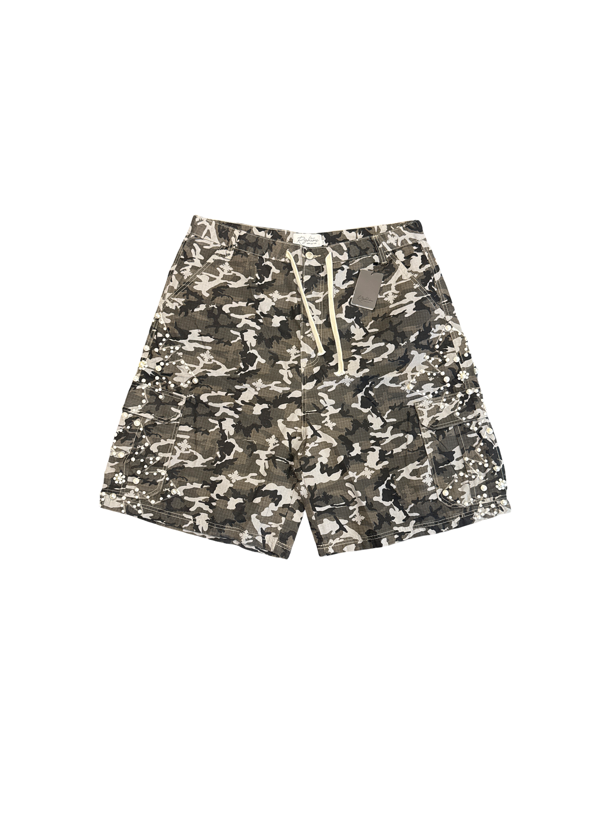 Righteous Grey Camo Pearl Cargo Shorts