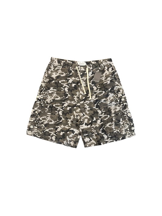 Righteous Grey Camo Pearl Cargo Shorts