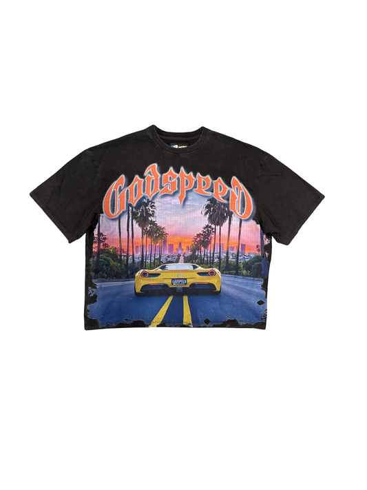 Godspeed Hollywood Blvd Tee Black