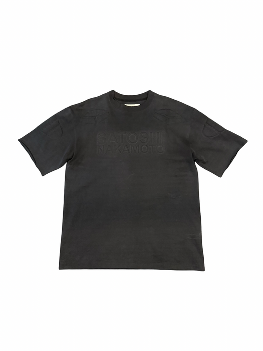 Satoshi Nakamoto Moto Tee All Black