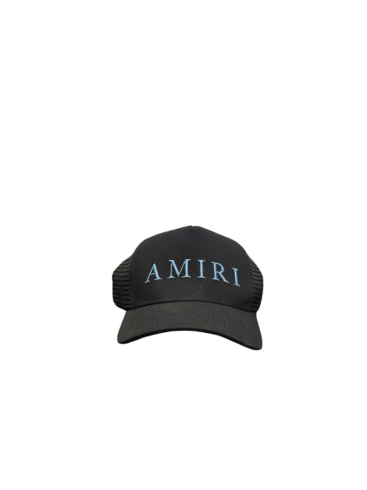 Amiri Logo Trucker (Black/Blue)