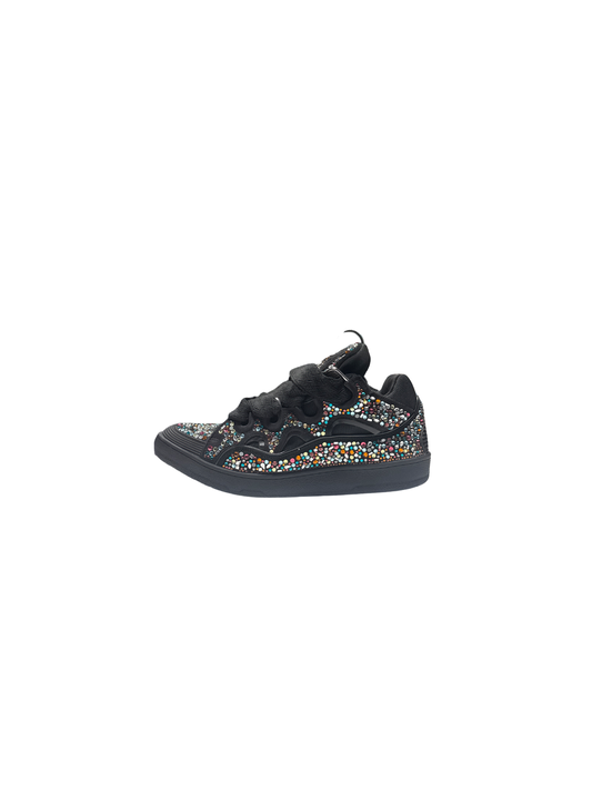 Lanvin Curb Sneaker (Multicolor Stones Black)
