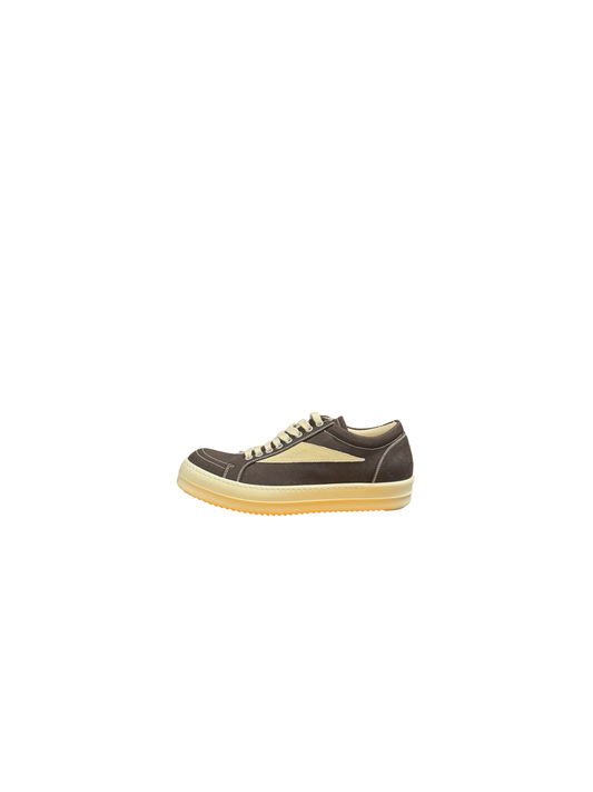 Rick Owens Vintage Sneak Canvas (Dark Dust/Milk)