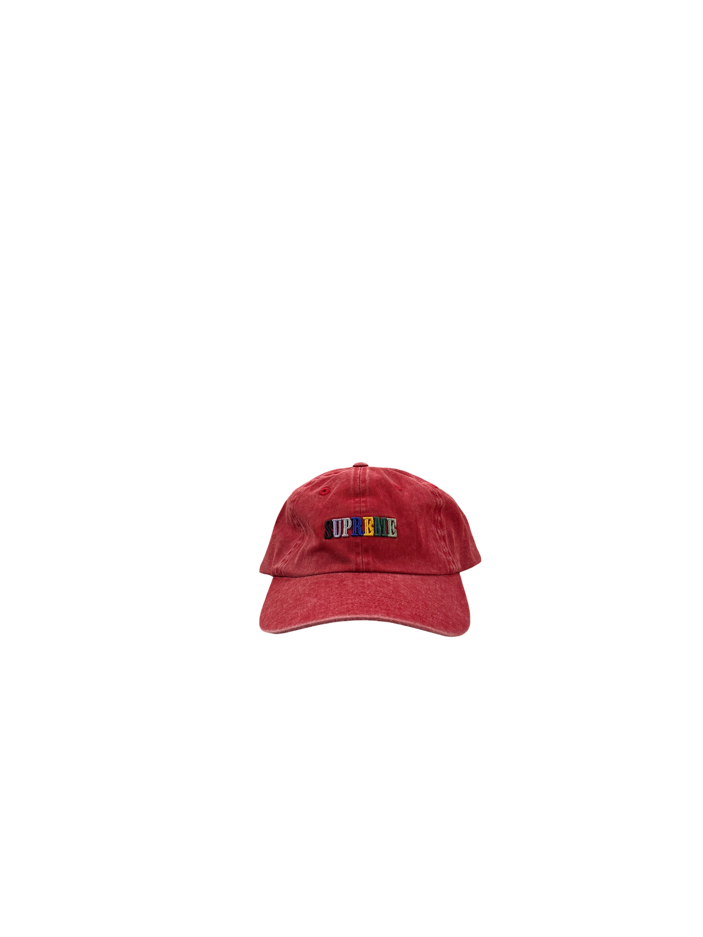 Multicolor Logo Baseball Cap (Red)