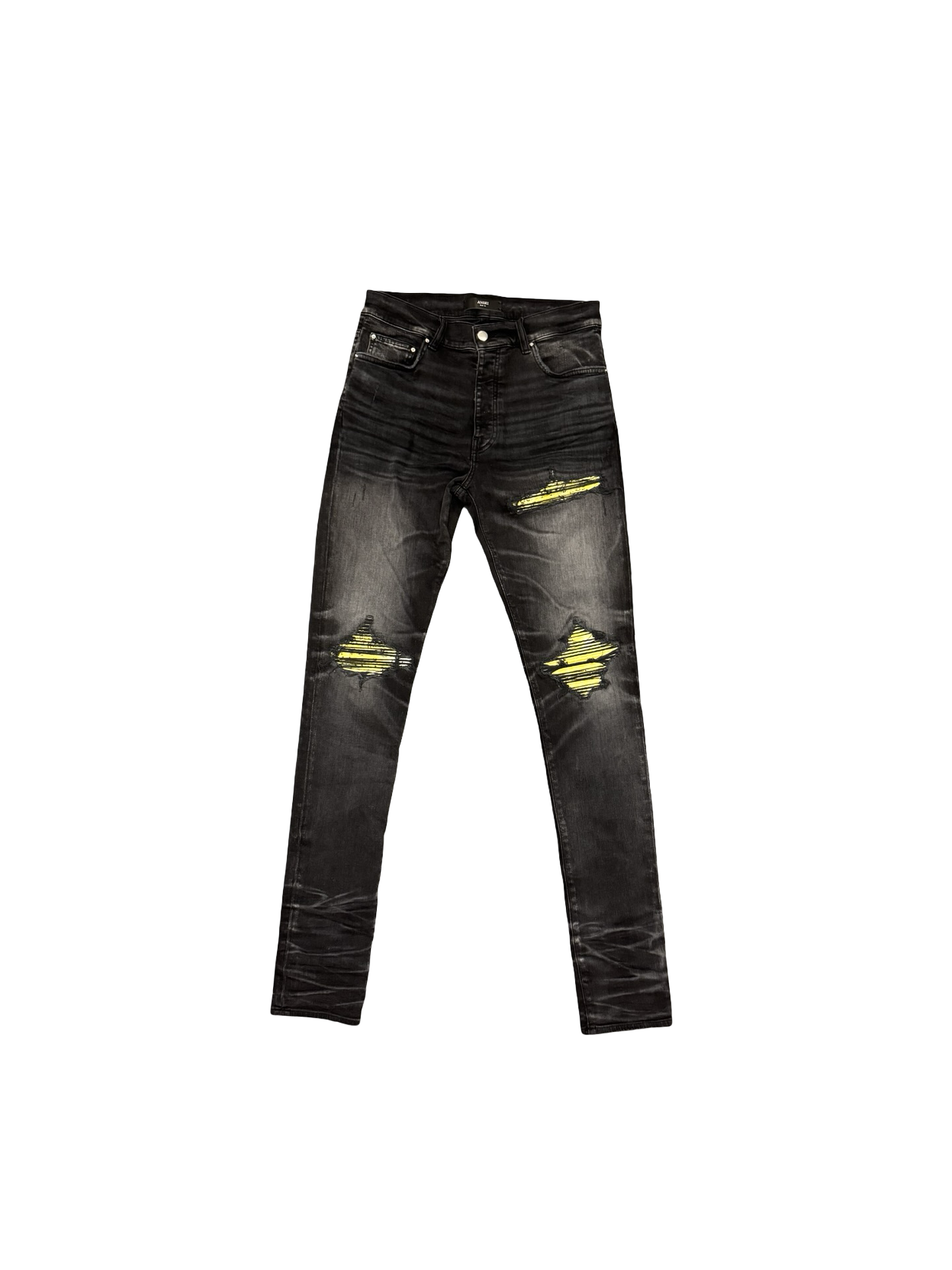 MX1 International Jean (Black/Yellow)