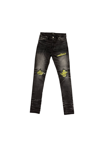 MX1 International Jean (Black/Yellow)