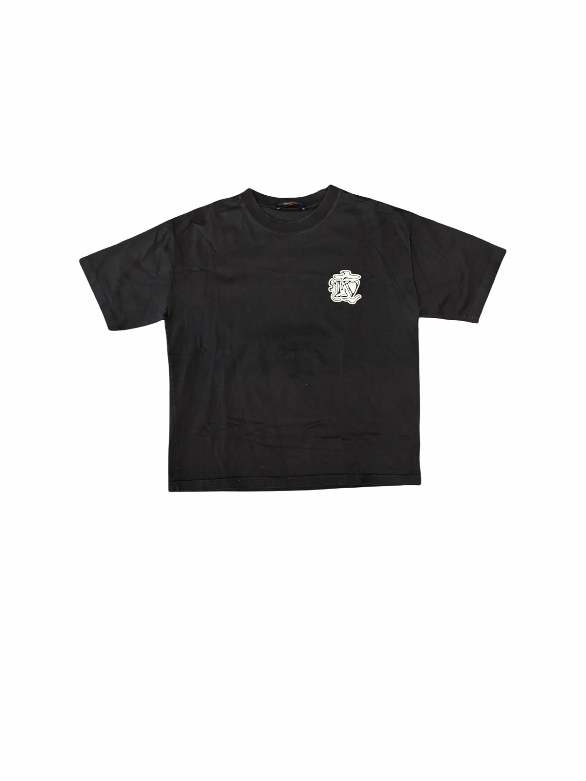 Smoke Logo Tee (Black/White)