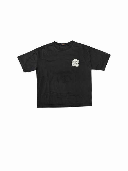 Smoke Logo Tee (Black/White)