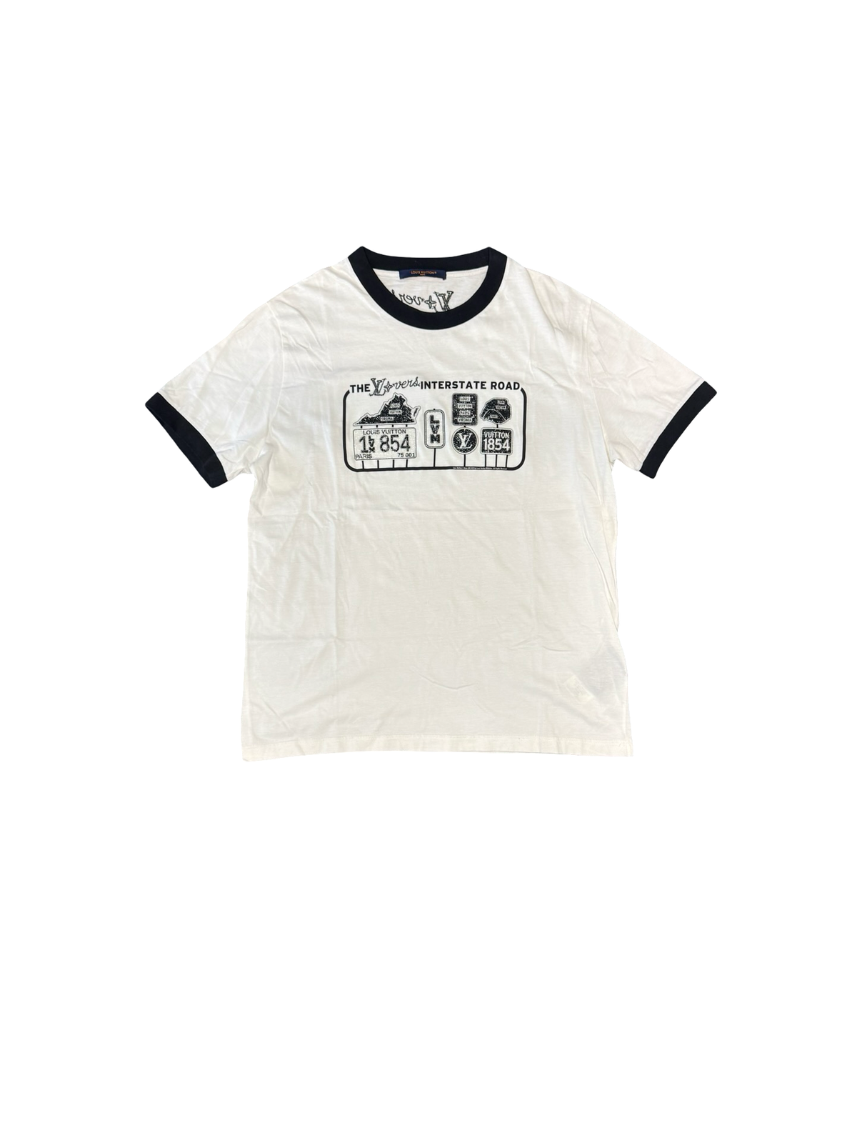 Interstate Tee (White/Black)