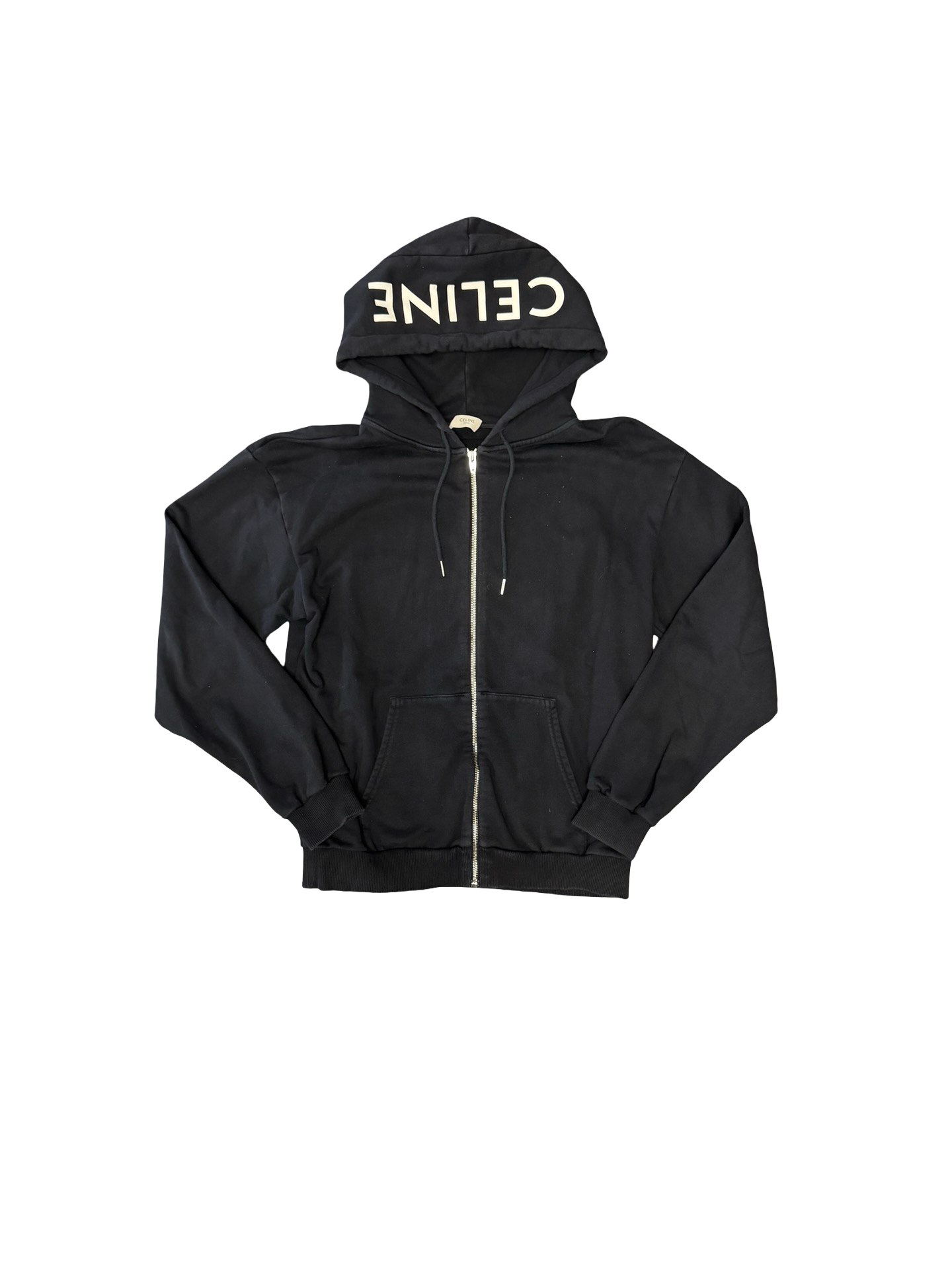 Logo Zip Hoodie (Black/White)