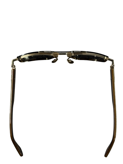 "Love Rod" Wood Frame/18KT Gold Plated Sunglasses