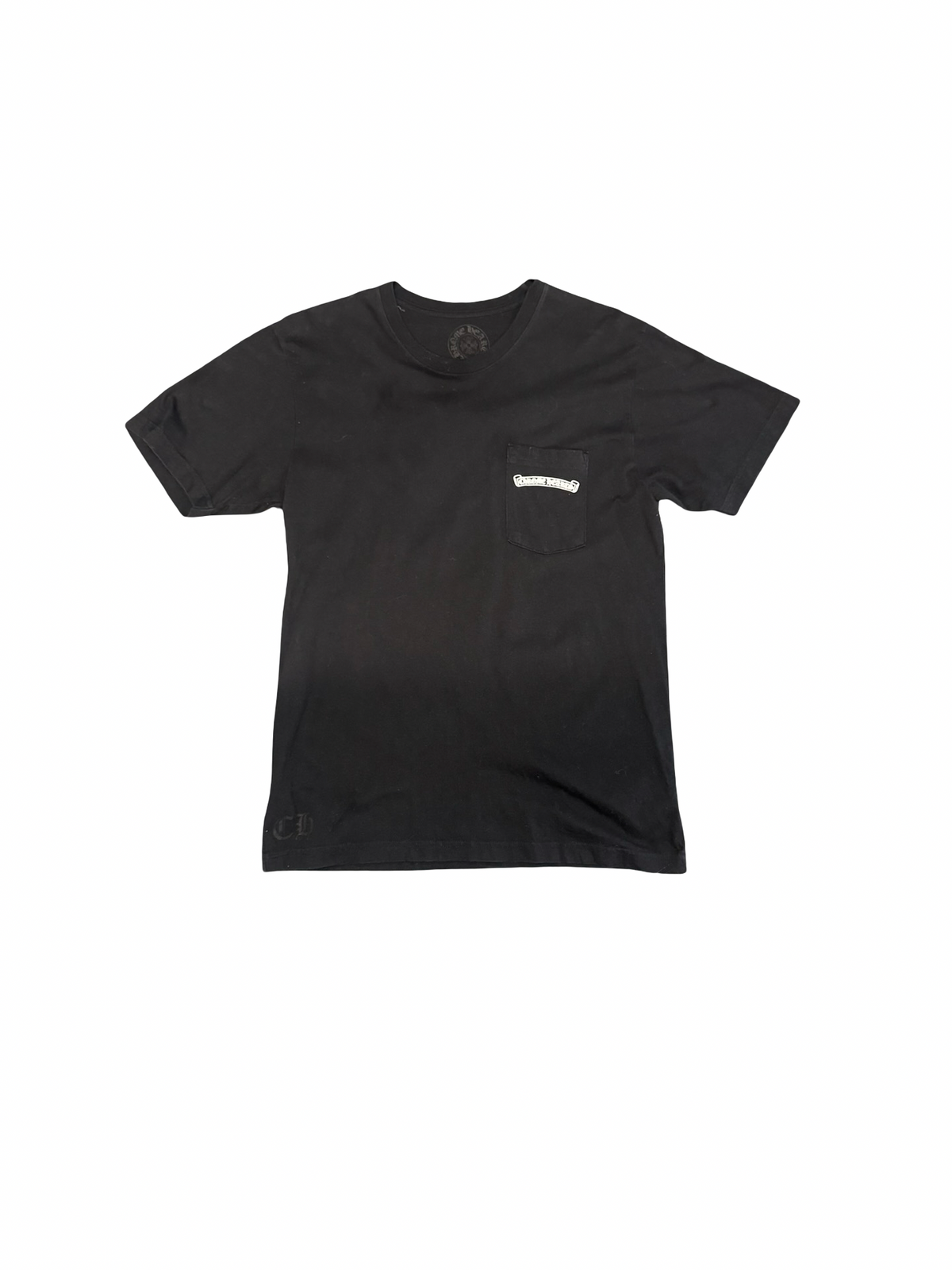 Classic Script Pocket Tee (Black/White)