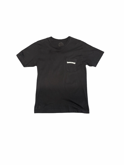 Classic Script Pocket Tee (Black/White)