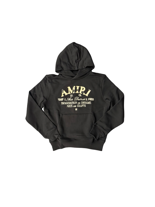 Logo Hoodie (Black/Cream)