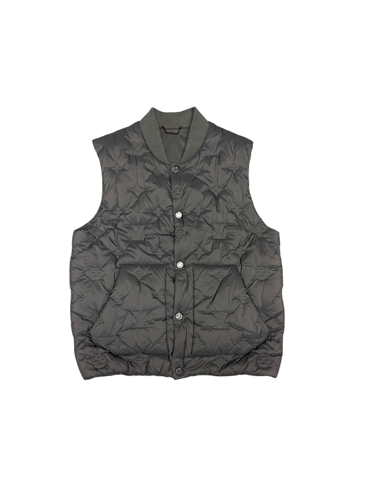 Louis Vuitton Monogram Puffer Vest (Grey)