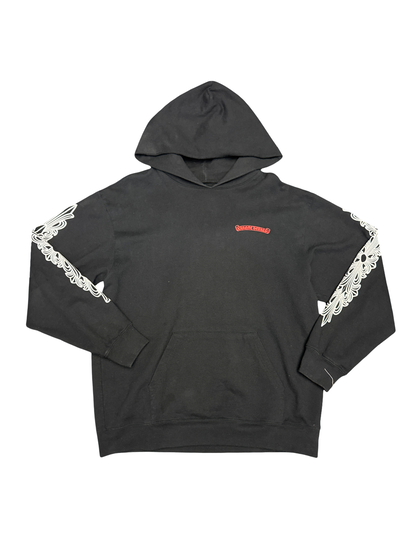 Chrome Hearts x Matty Boy "Floral Chomper" Hoodie (Black/White/Multi)