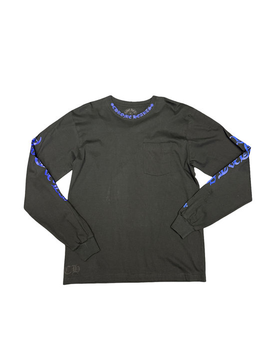 Chrome Neck Script Long Sleeve