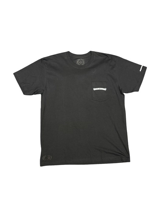 Chrome Hearts 2025 Classic Scroll Tee (White/Black)