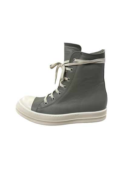 Rick Owens Womens Mainline Hi Top (Green/Milk)