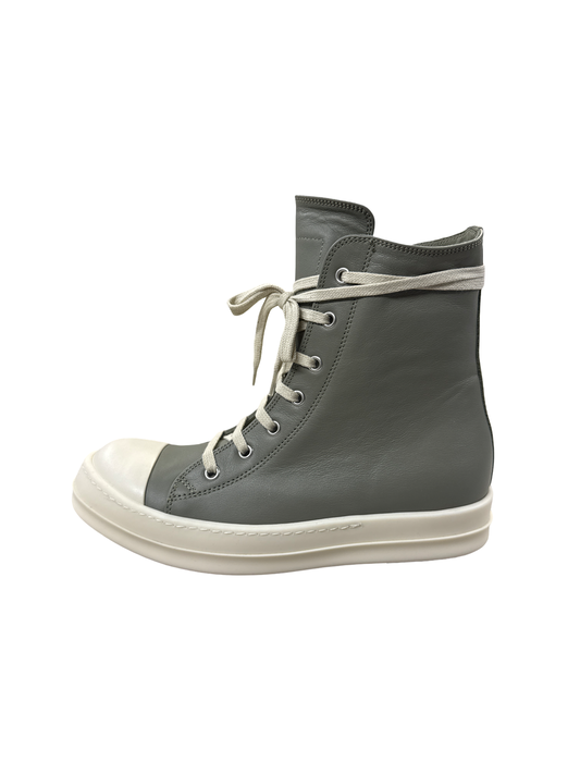 Rick Owens Womens Mainline Hi Top (Green/Milk)