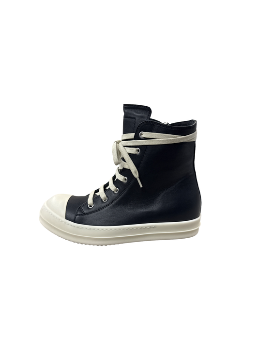 Rick Owens Womens Mainline Hi Top (Black/Milk)