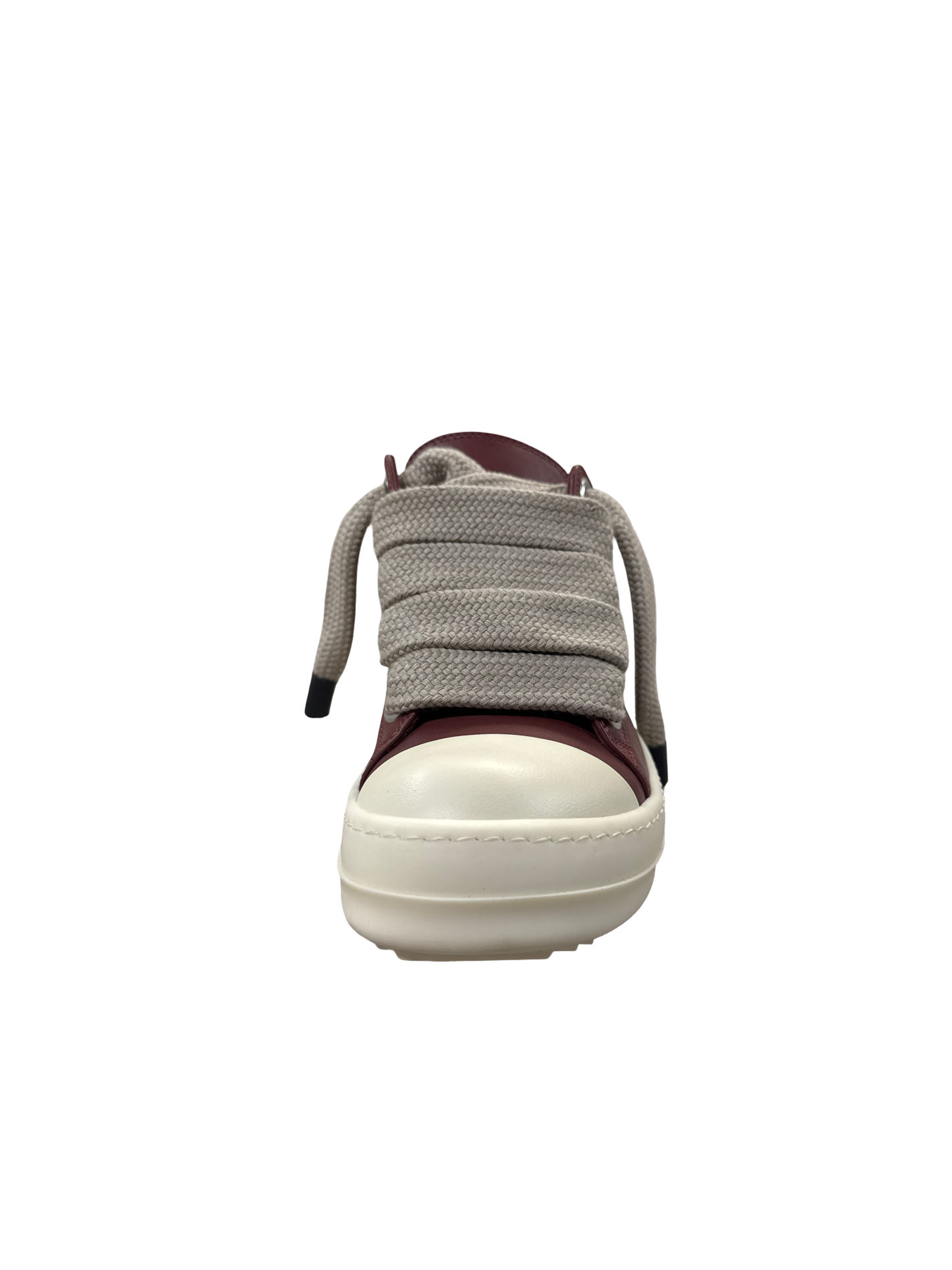 Rick Owens Womens Jumbo Lace Lowtop (Burgundy)