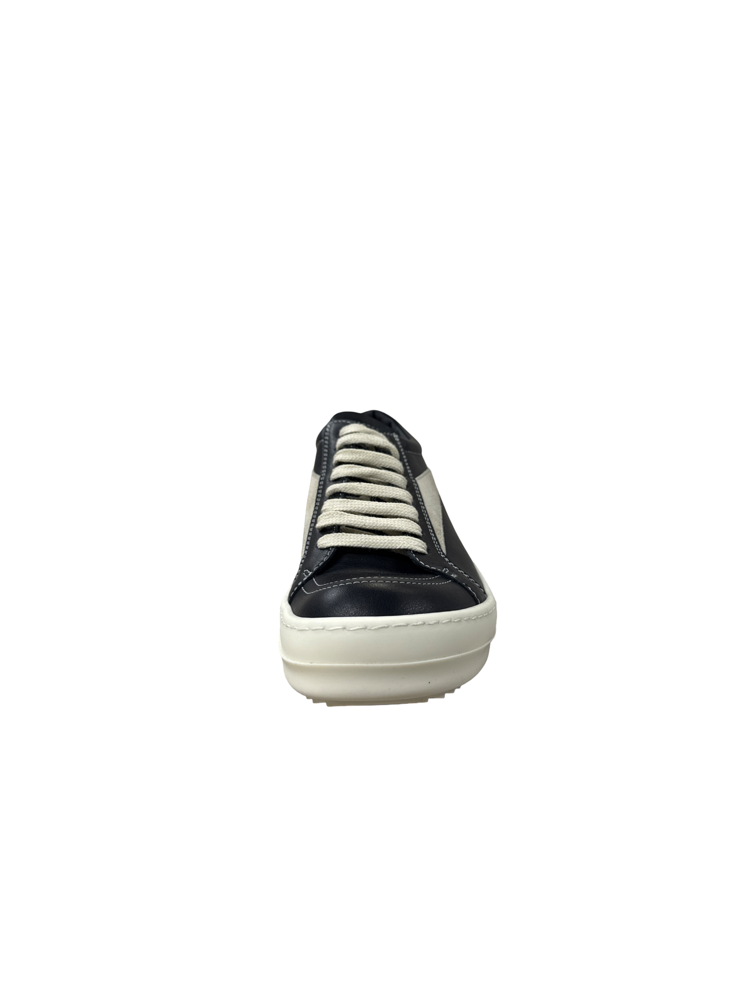 Rick Owens Womens Mainline Vintage Sneaks (Black/Milk)