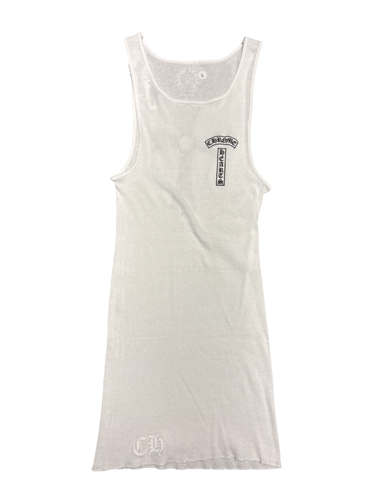 Chrome Hearts Womens Tank Top Dress (White/Black)