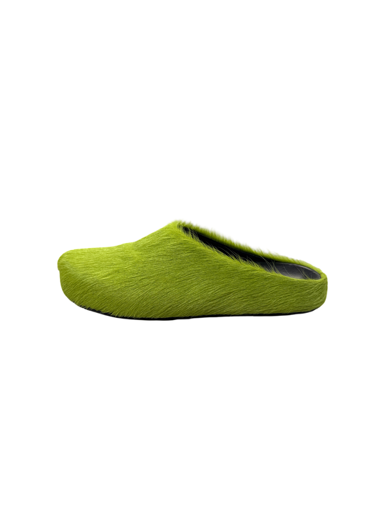 Marni Fussbet Slides (Neon Green)