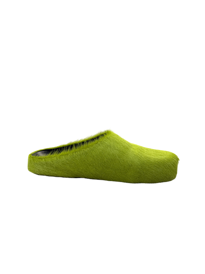 Marni Fussbet Slides (Neon Green)