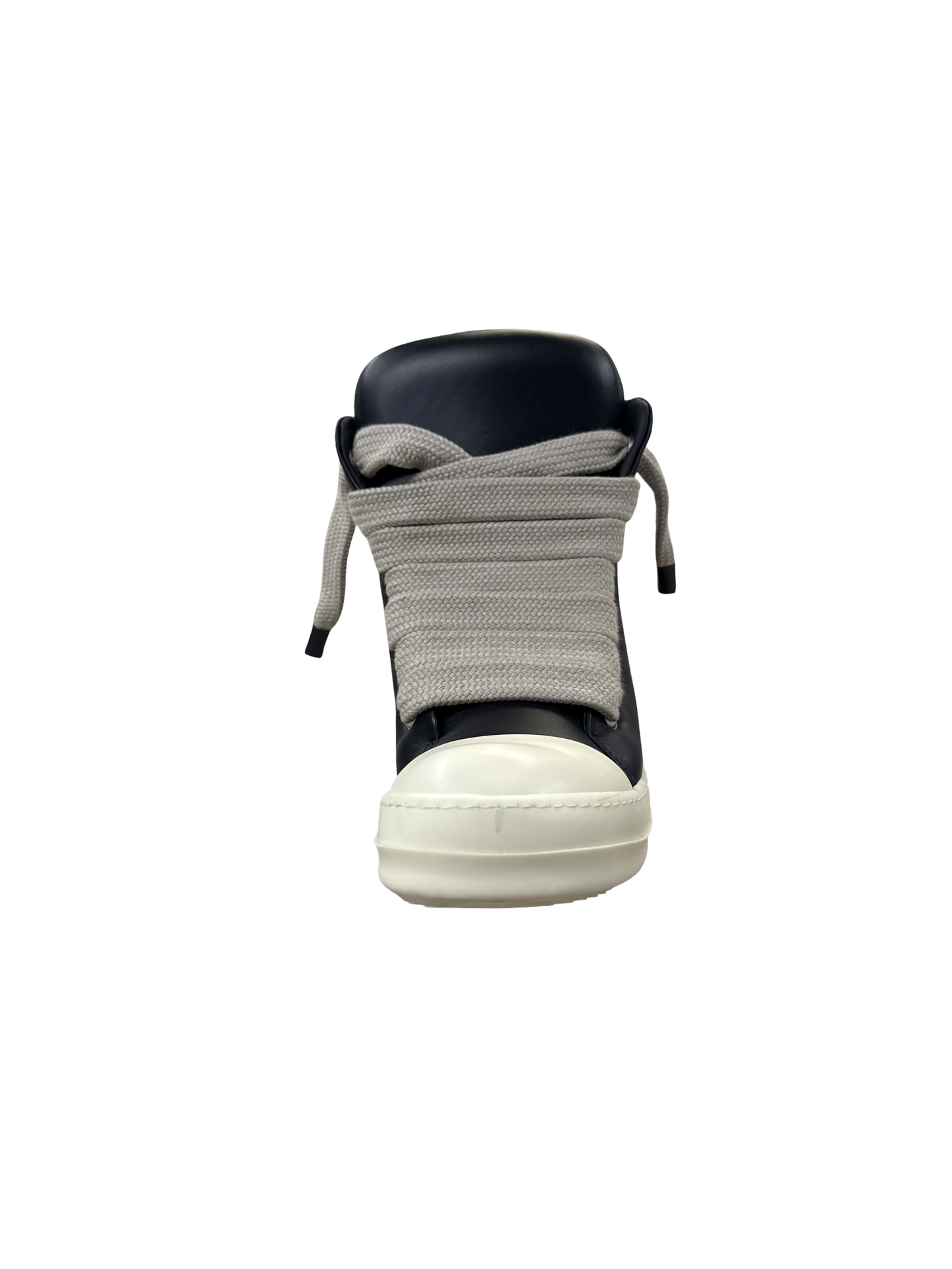 Rick Owens Oversized Jumbo Lace High Top (Black/Milk)