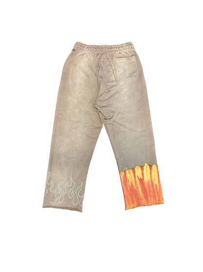Flame Sweatpants (Brown/Multi)