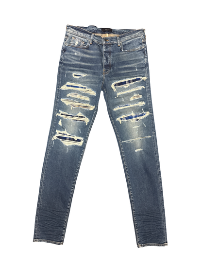 Amiri Blue Plaid Thrasher (Blue/Multi)