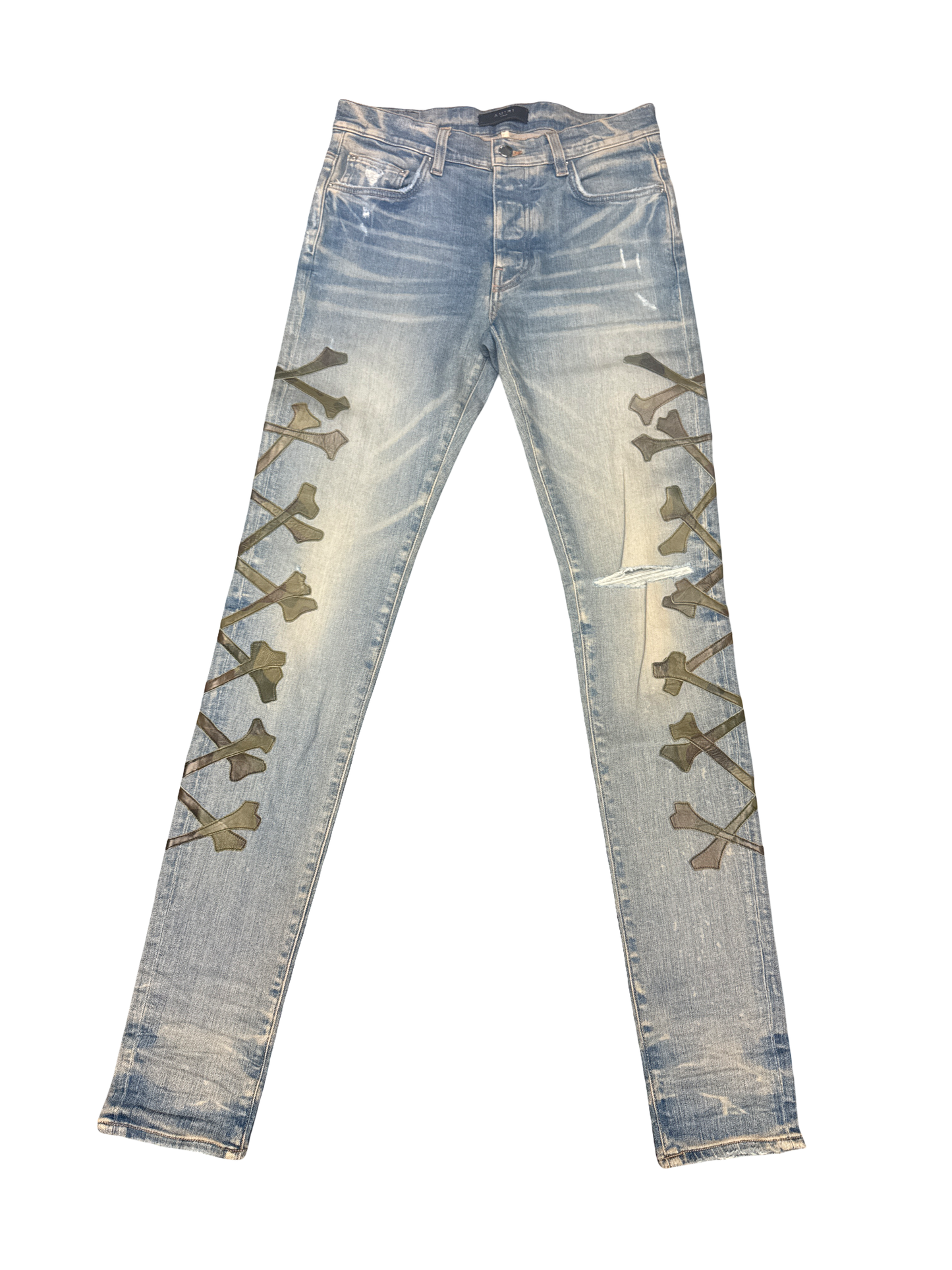 Amiri Camo Bones Jean (Clay Indigo/Camo)