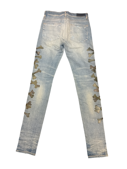 Amiri Camo Bones Jean (Clay Indigo/Camo)