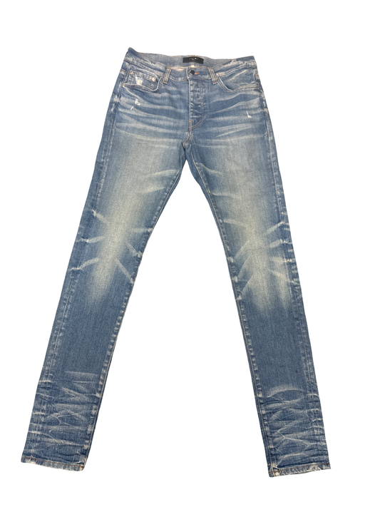 Amiri Plain Indigo Stacks