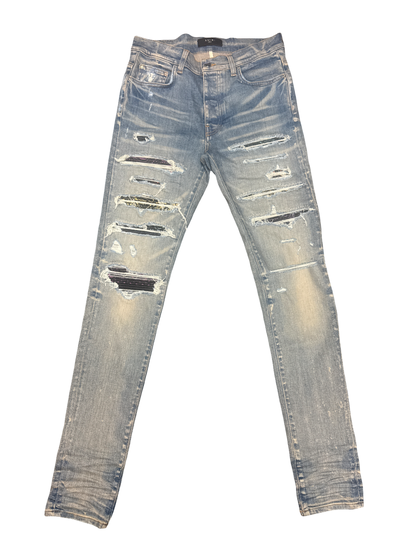 Amiri Rainbow Paisley Patch Thrasher