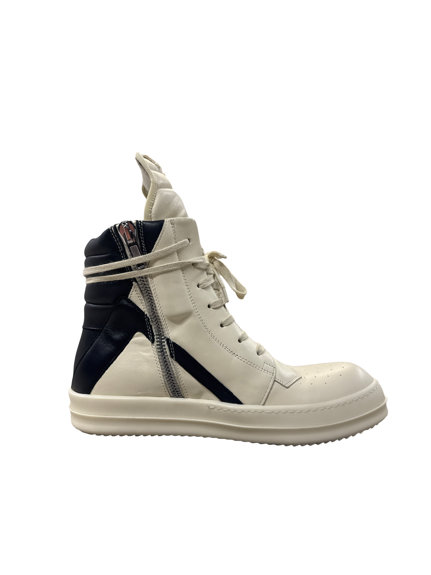Rick Owens Geobasket (Milk/Black)