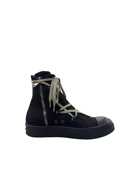 Rick Owens Pentagram Lace Hi Top (Black/Black)