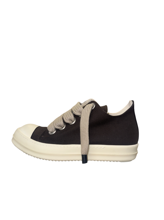 Rick Owens Jumbo Lace Lowtop (Dark Dust/Milk)