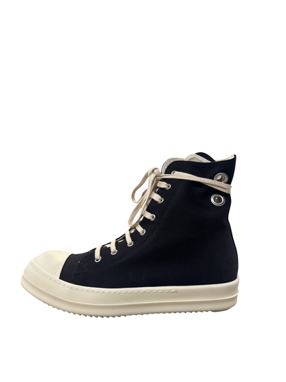 Rick Owens High Top Sneaker (Black/Milk)