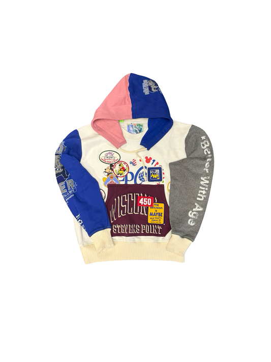 Collage Hoodie (White/Multi)