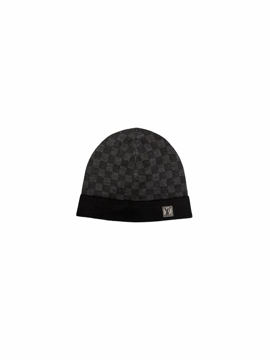 Damier Beanie (Black/Grey)