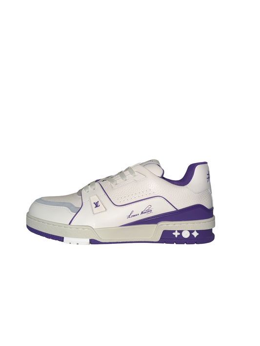 Louis Vuitton Trainer (White/Purple)
