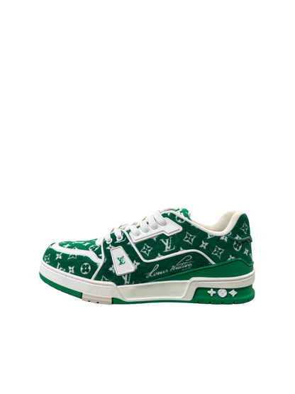 Louis Vuitton Trainer (White/Green)