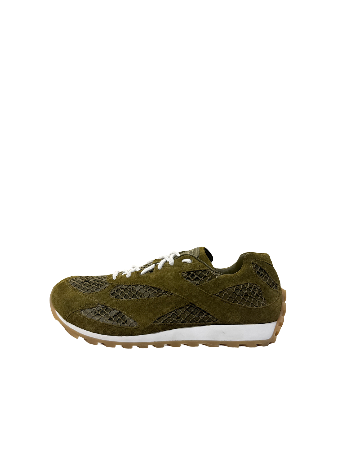 Bottega Orbit Sneaker (Green Suede)