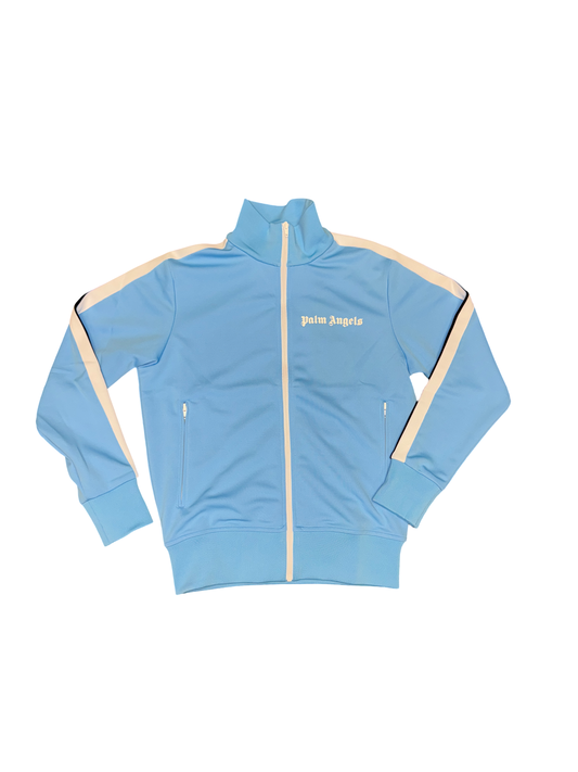 Palm Angels Track Jacket (Sky Blue/White)