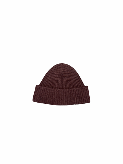 Chanel Beanie (Burgundy/White/Black)