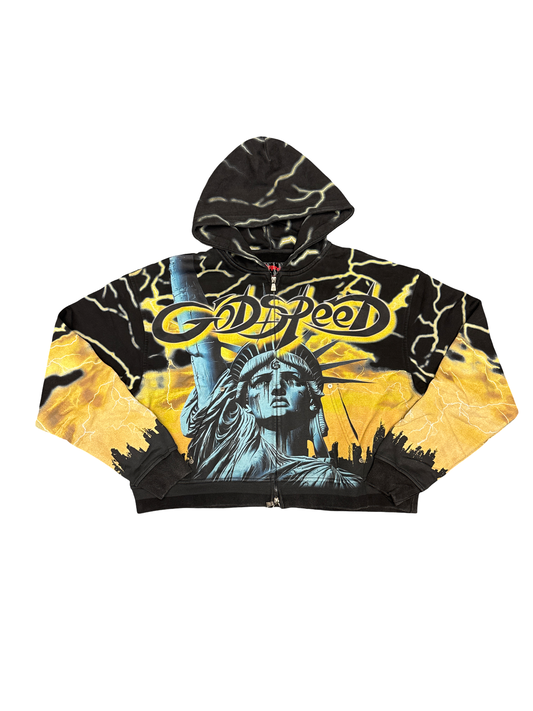 Godspeed "Statue Of Liberty" Hoodie (Yellow/Multi)