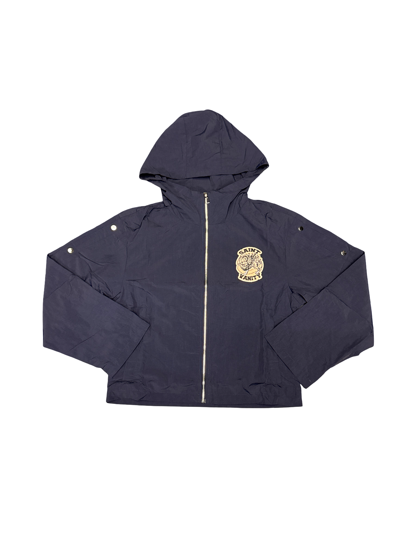Saint Vanity Nylon Hoodie (Navy Blue)